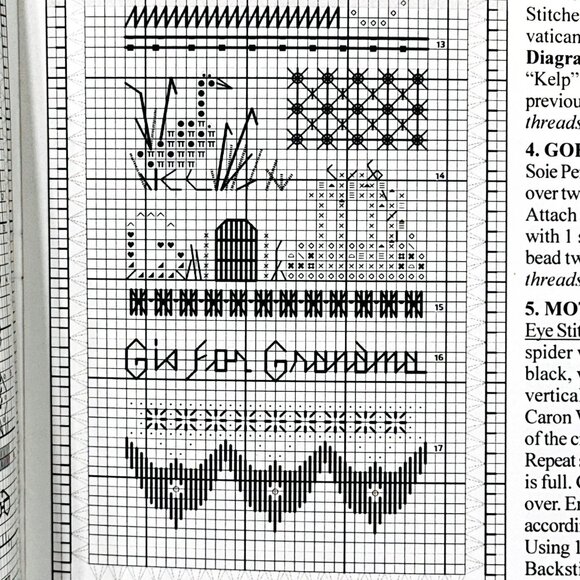 "G" Is For Grandma Alphabet Sampler Pattern & Thread Pack - Thea Dueck Victorian - Picture 8 of 10